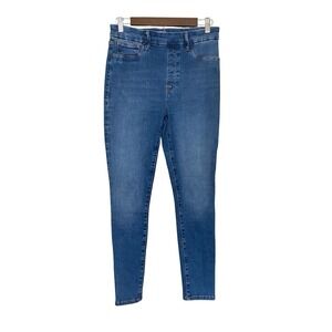 Good American Good Legs High Rise Skinny‎ Jeans Blue Size 3 Stretch Denim
